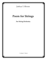 Poem for Strings Orchestra sheet music cover
